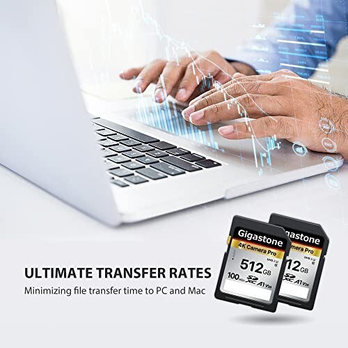 Gigastone 512GB SD Card V30 SDXC Memory Card High Speed 4K Ultra HD UHD Video - Picture 4 of 7