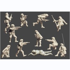 1/72 Scale Modern Military Soldiers Miniatures Set Resin Figures for Dioramas