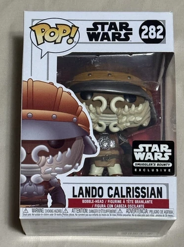 Funko POP Lando Calrissian 282 Star Wars Smugglers Bounty Exclusive & Protector