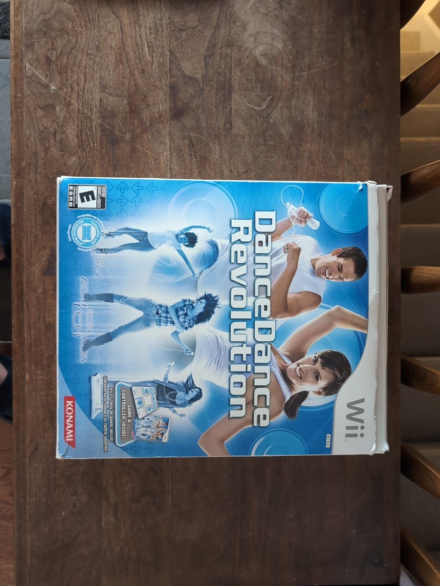 Wii Dance Dance Revolution & Dance Dance Rev 2 W/ DDR Konami Wired 