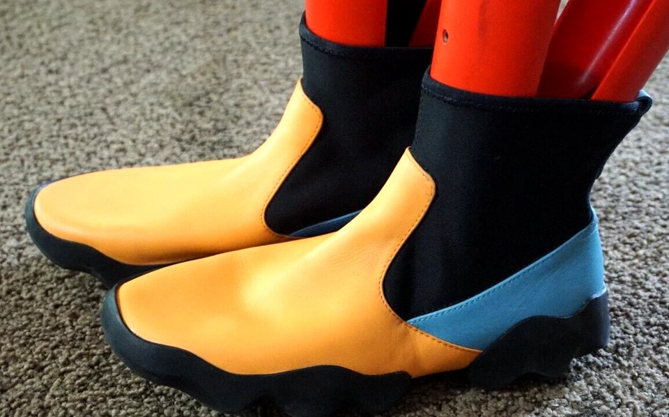 Mujer Camper DUB Pull On Boot/Zapatilla Naranja/Azul EU 38 US 8 Foto 2 de 4