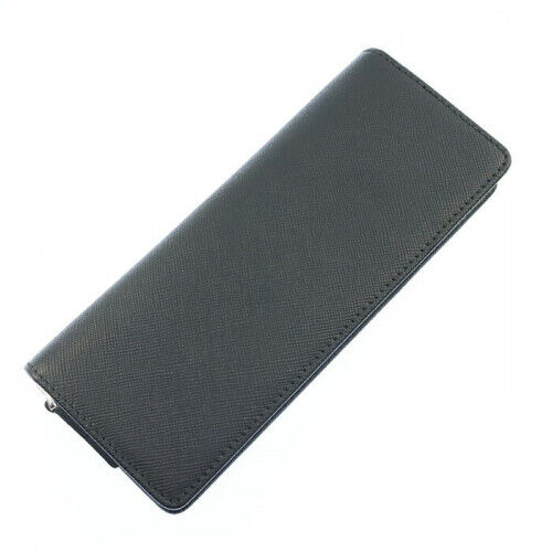 Montblanc Sartorial Pen Case Black for 2 Pens Calfskin [EX Montblanc Sartorial Pen Case Black for 2 Pens Calfskin [EX
