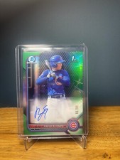 2022 Bowman Chrome 1st Prospect Auto Pablo Aliendo Green Refractor 65/99 CPA-PA
