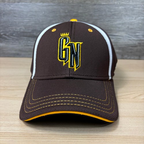 GN Hat Cap Fitted One Size Brown Baseball Cap Crown Performance NWT