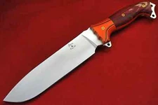 Busse Custom NMFSH .315" Satin INFI Blade, G10 G-rexed Spalted Maple Handle