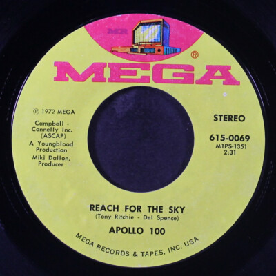 APOLLO 100: mendelssohn's 4th (second movement) / reach for the sky MEGA 7''
