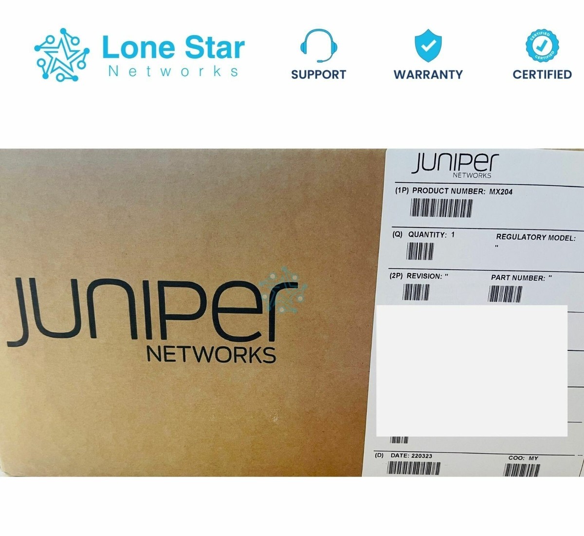 New Juniper MX204 Router MX204-HW-BASE Junos-64 Dual AC