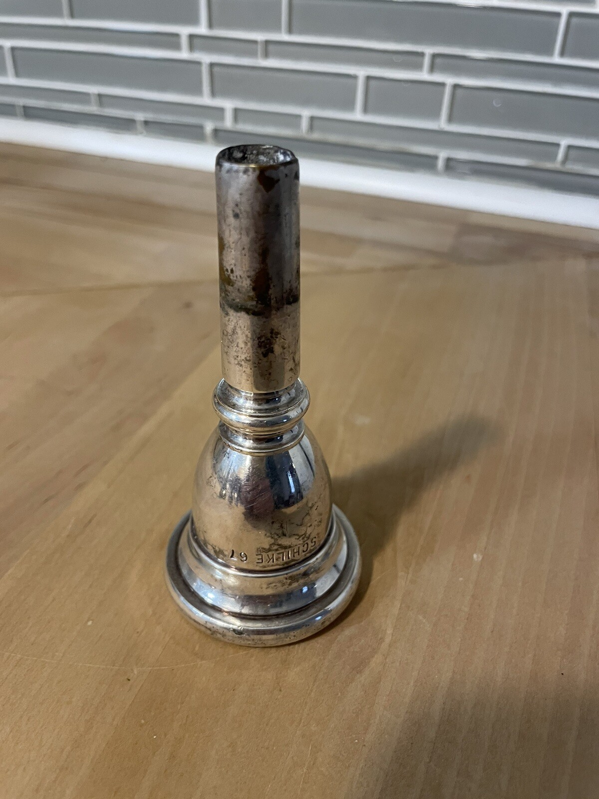 Schilke Standard Series Tuba Mouthpiece Model 67 Finished in Silver