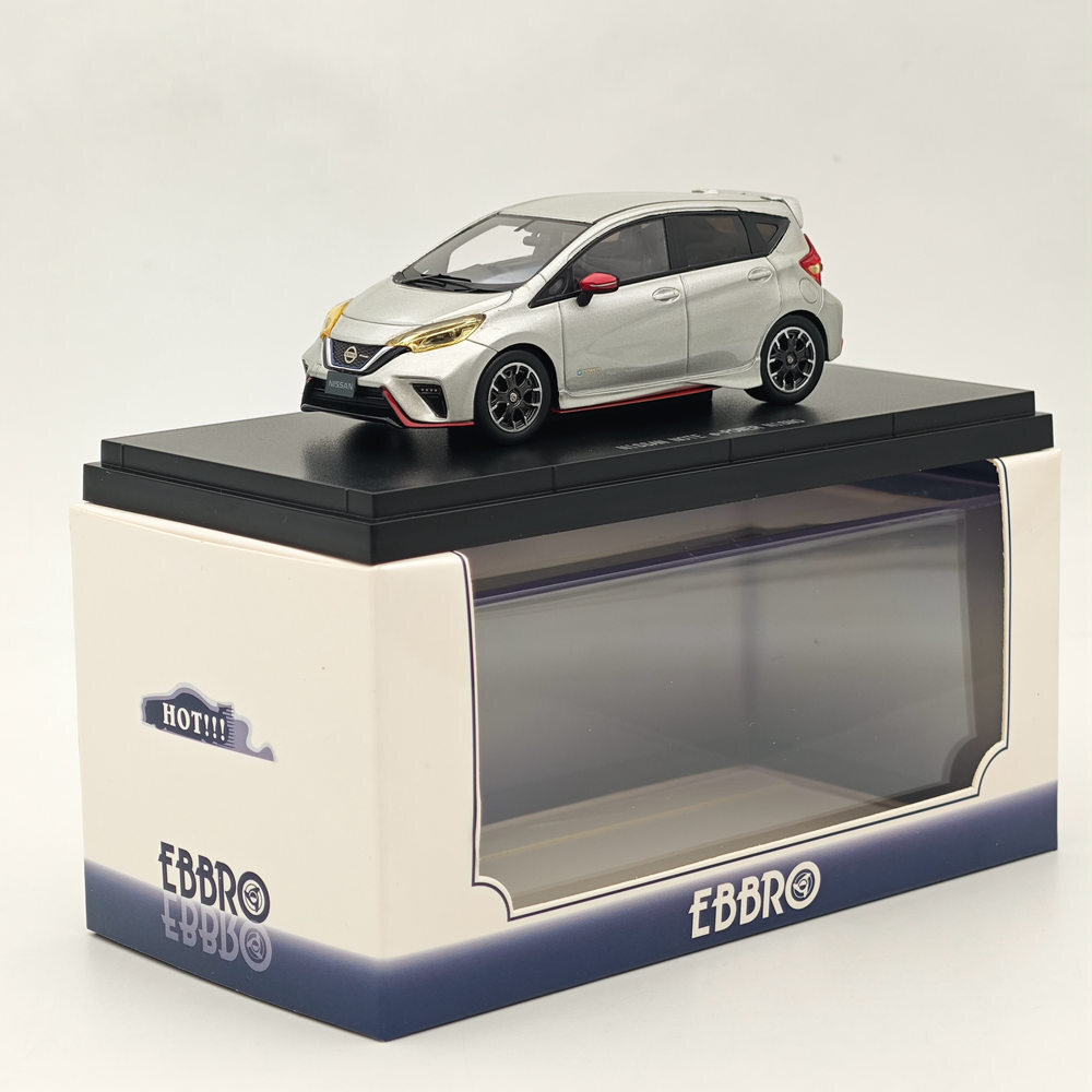 希少 1/43 EBBRO Nissan Note e-power Nismo EBBRO 1/43 Nissan Note e-Power nismo white pearl Diecast