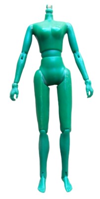1974 STAR TREK 8'' Mego Puppe - GRÜNER WEIBLICHER KÖRPER für ''Custom'' ORION SKLAVENMÄDCHEN sf