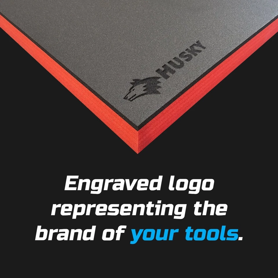 HUSKY shadow foam tool tray insert storage organizer toolbox tool kit set - Image 3 of 4