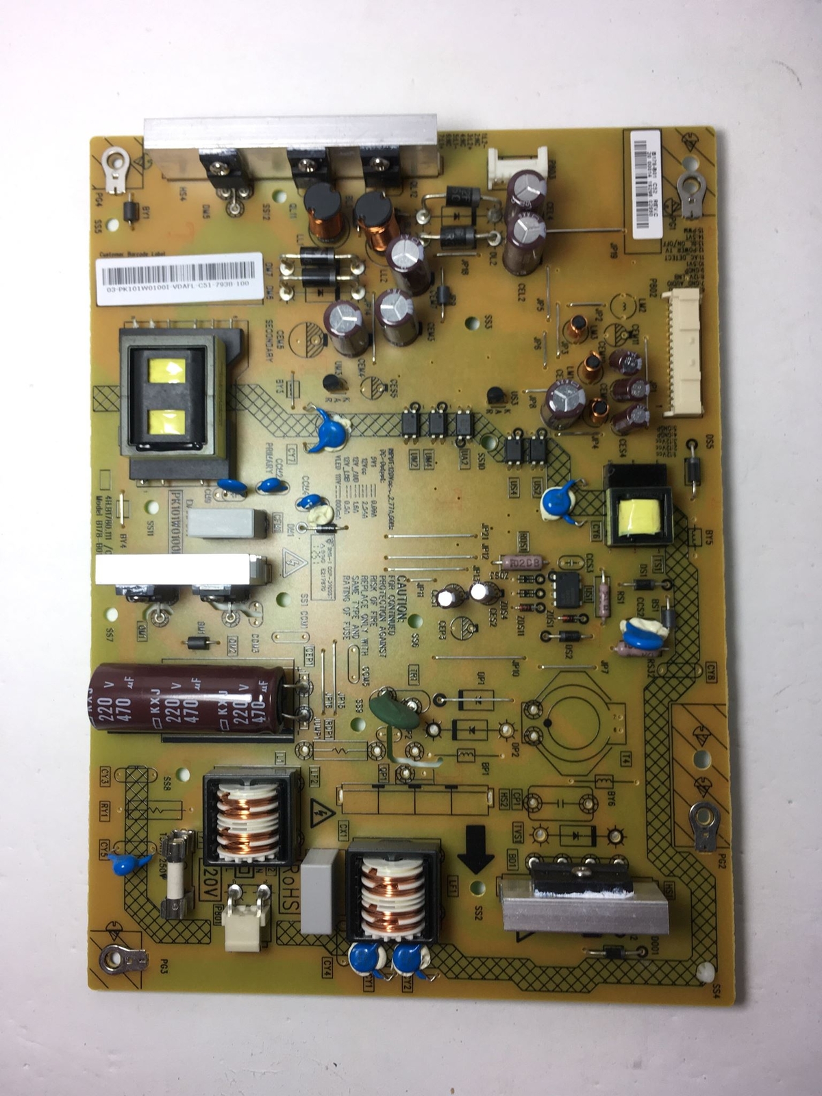 Toshiba PK101W0100I (4H.B1780.111/C) Power Supply for 50L1350U