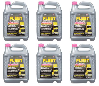 Peak Fleet Charge 50/50 SCA Precharged Pink Coolant/antifreeze  