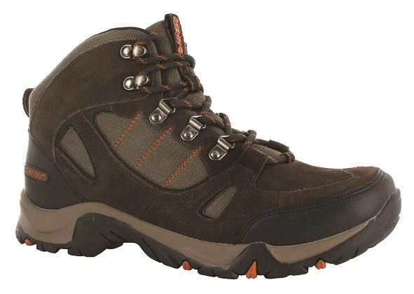 Hi tec wide top fitting waterproof walking shoes