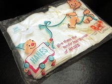 Vintage Hanes Infant Binder Clothing Sealed In Original Packaging