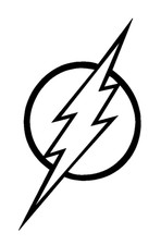 Vinyl Decal Truck Car Sticker Laptop Window - DC Justice League The Flash Logo