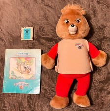Teddy Ruxpin Playskool 1992 w/ The Airship Tape  Book Audio WORKS No Movement 