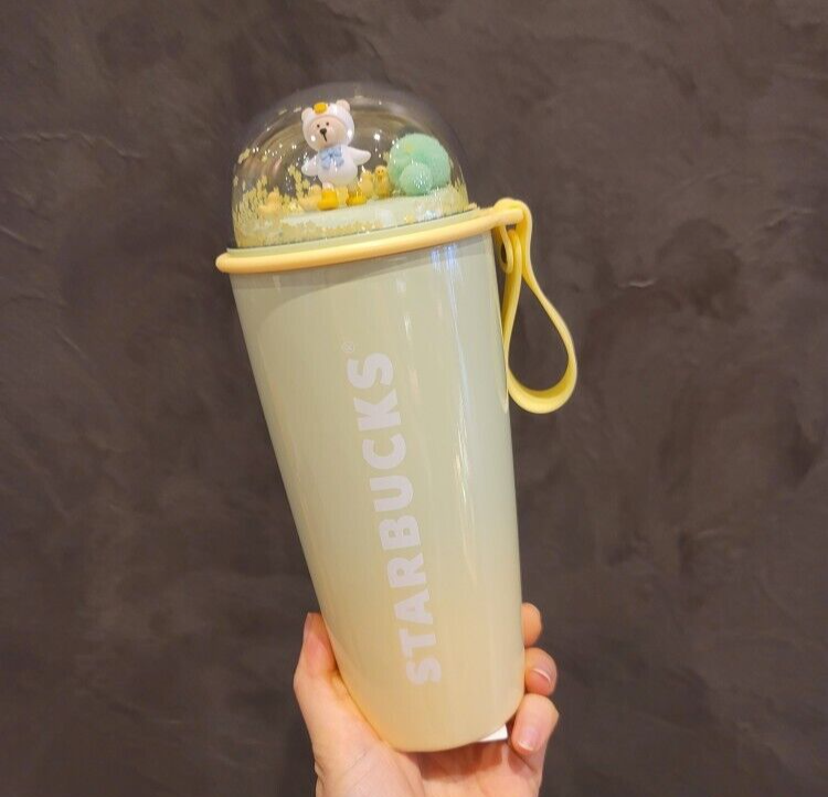 STARBUCKS KOREA 2024 Spring Delight Chubby Dome Duck Figure Tumbler 473ml  Grande