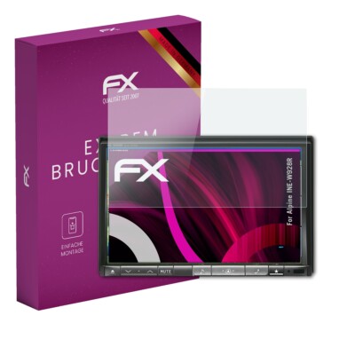 atFoliX Glasfolie für Alpine INE-W928R Displayfolie 9H Schutzpanzer
