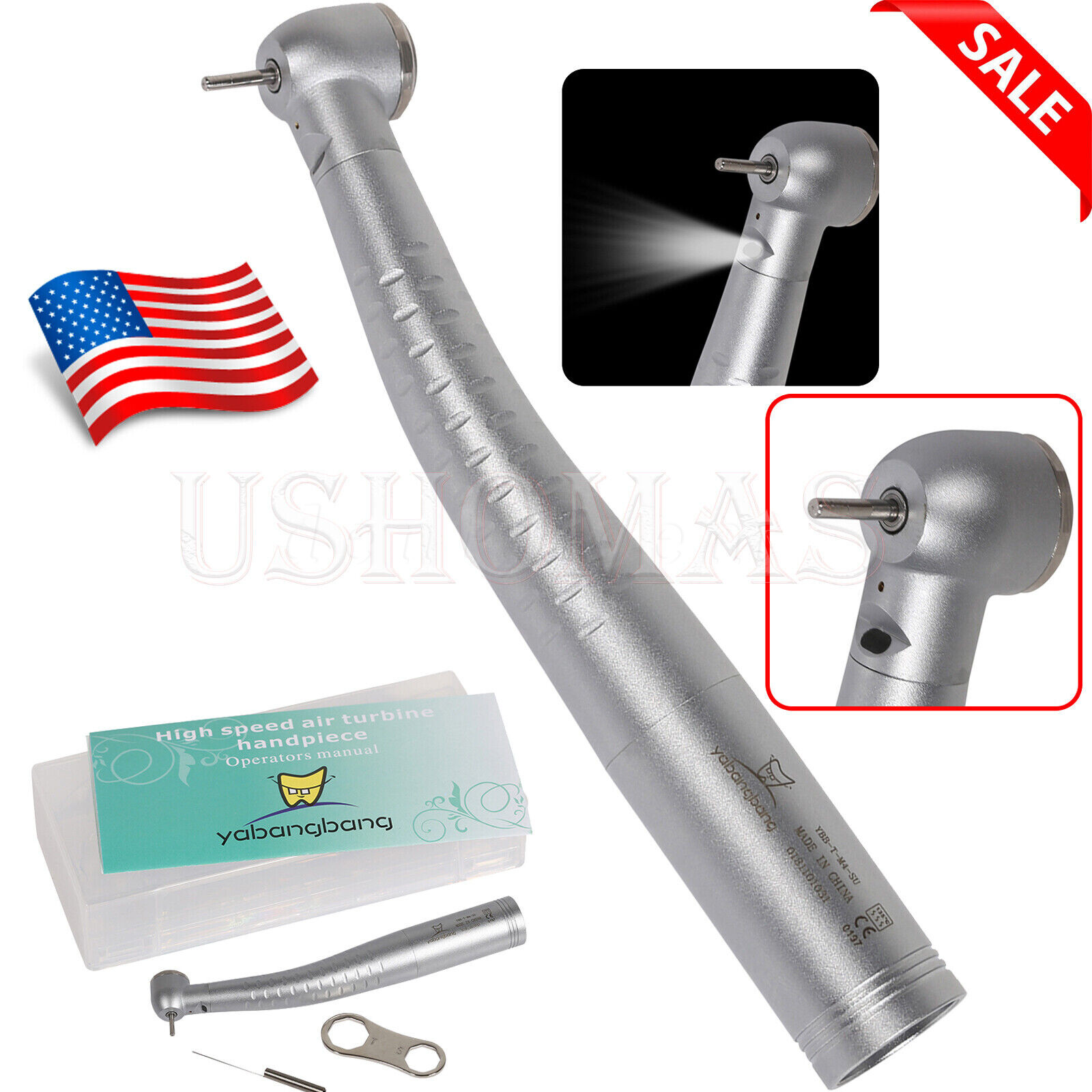 KaVo Style Dental High Speed Turbine Handpiece fit 4/6 Hole Coupler Swivel USA