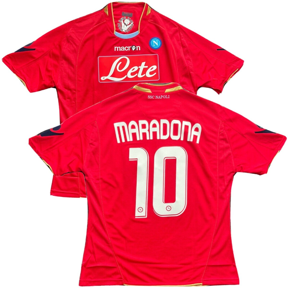 マクロンセリエAナポリホームシャツLサイズ 公式通販 【マクロン