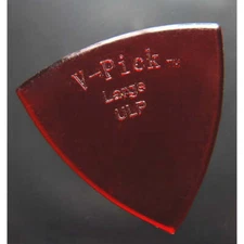V-Picks Large Pointed Ultra Lite, Ruby Red