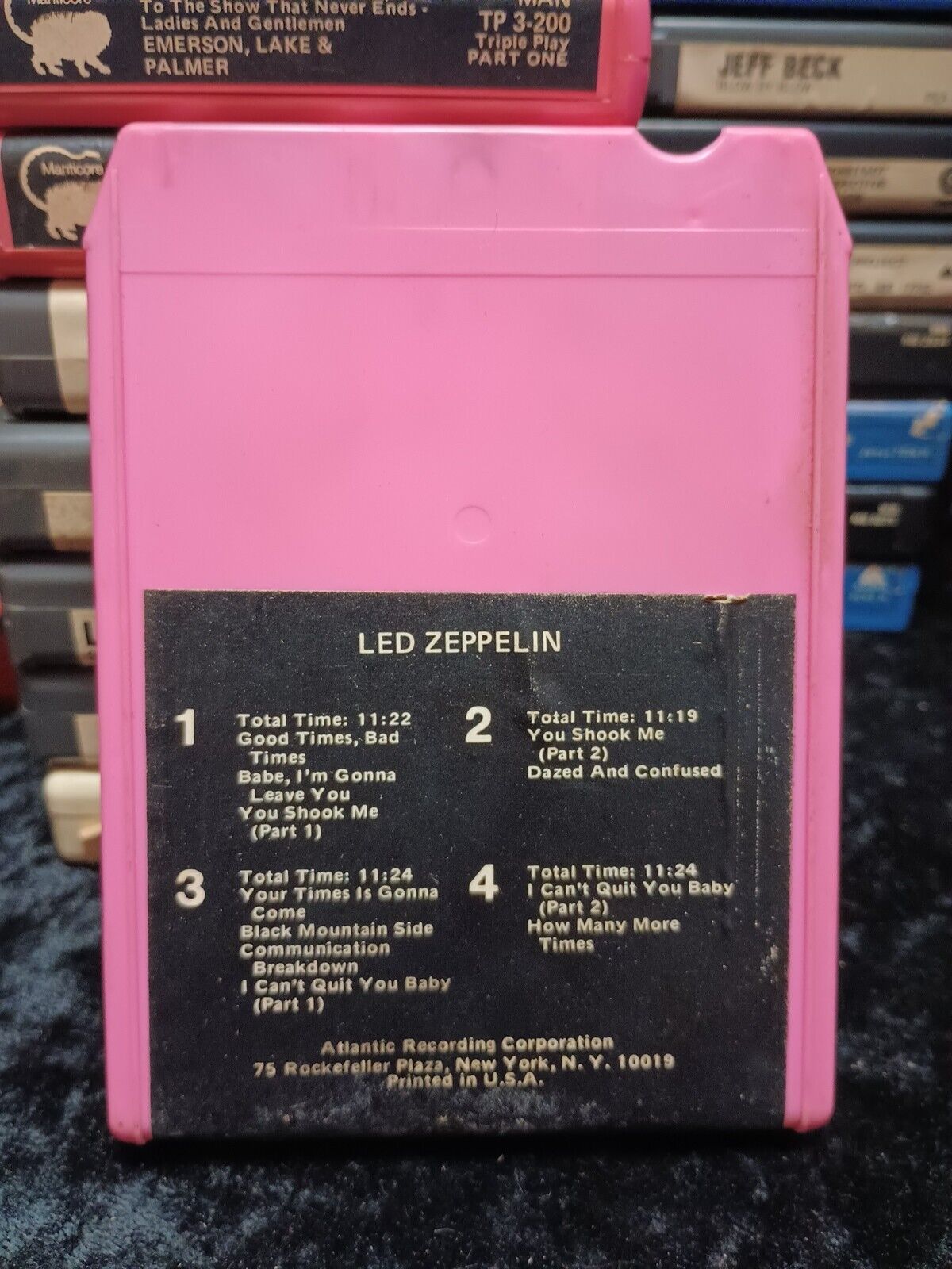 Led Zeppelin 1 Led Zep 8 Track First Album On 8 Track Tape Nice Tested 