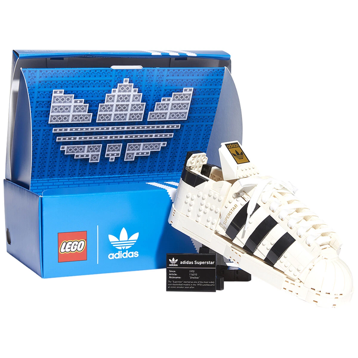 Lego 10282 Creator Expert Icons Adidas Originals Superstar Trainer 