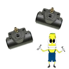 Rear Left Right Wheel Cylinders For 1950-52 Chevy Styleline Deluxe 1 In. Bore