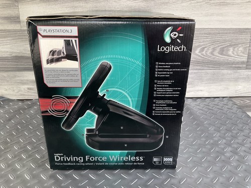 Logitech PS3 Driving Force Wireless Steering Wheel New Open Box W/ Papers Dongle - Picture 6 of 8