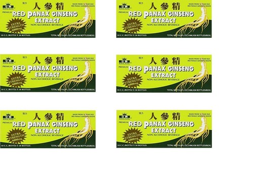 Royal King Red Panax Herbal Supplement 6000mg Pack of 180 Vials Discount Deal