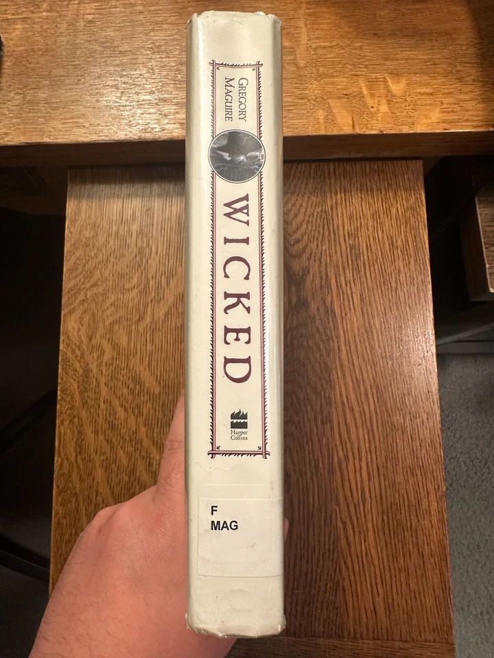 Wicked by Gregory Maguire 1995 HC/DJ FIRST EDITION/FIRST PRINTING EX-LIBRARY - Image 3 of 4