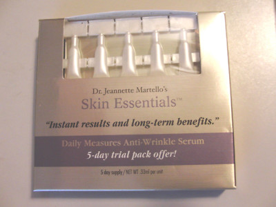 DR. JEANNETTE MARTELLO'S SKIN ESSENTIALS SERUM ANTI-WRINKLE ANTI-AGING TREATMENT