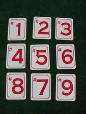 FRONT 9 HOLE MARKER Signs 4 Golf Course Country Club Pro Shop Driving Range