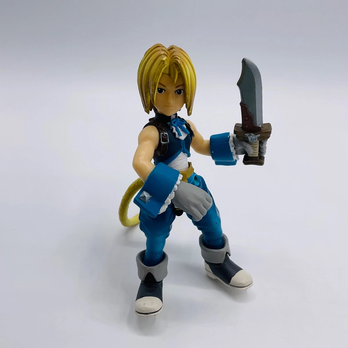 FINAL FANTASY IX 9 TRIBAL ZIDANE WITH KNIFE Action Figure Toy 3.5