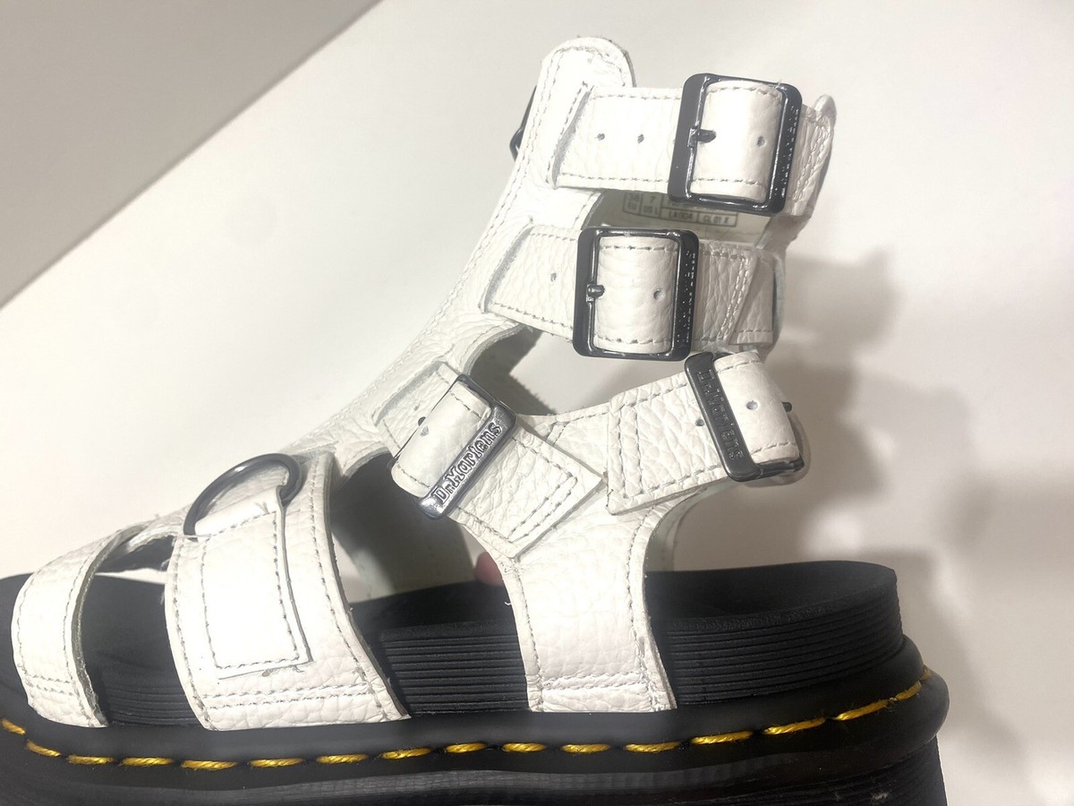 Dr Martens★OLSON ストラップ サンダル★ジッパー★WHITE Dr Martens☆OLSON ストラップ サンダル☆ジッパー☆WHITE (Dr