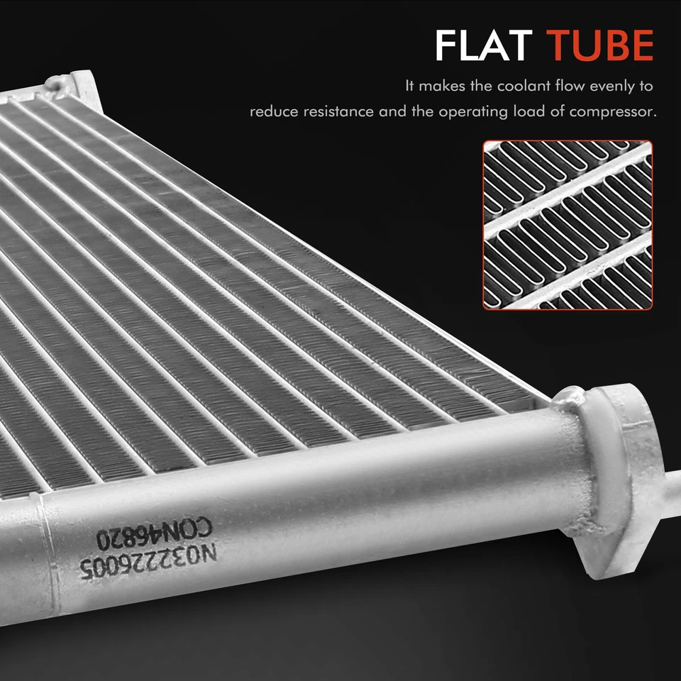 Condensador de CA sin receptor secador para Hyundai Accent 1995 1996-1999 L4 1,5 L Foto 3 de 4