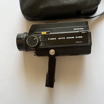 Canon Auto Zoom 318M Super 8 Film Camera *Untested - For Parts Or