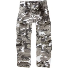 Brandit Pure Vintage Mens Paintball Cotton Trousers Combat Pant Urban Camouflage