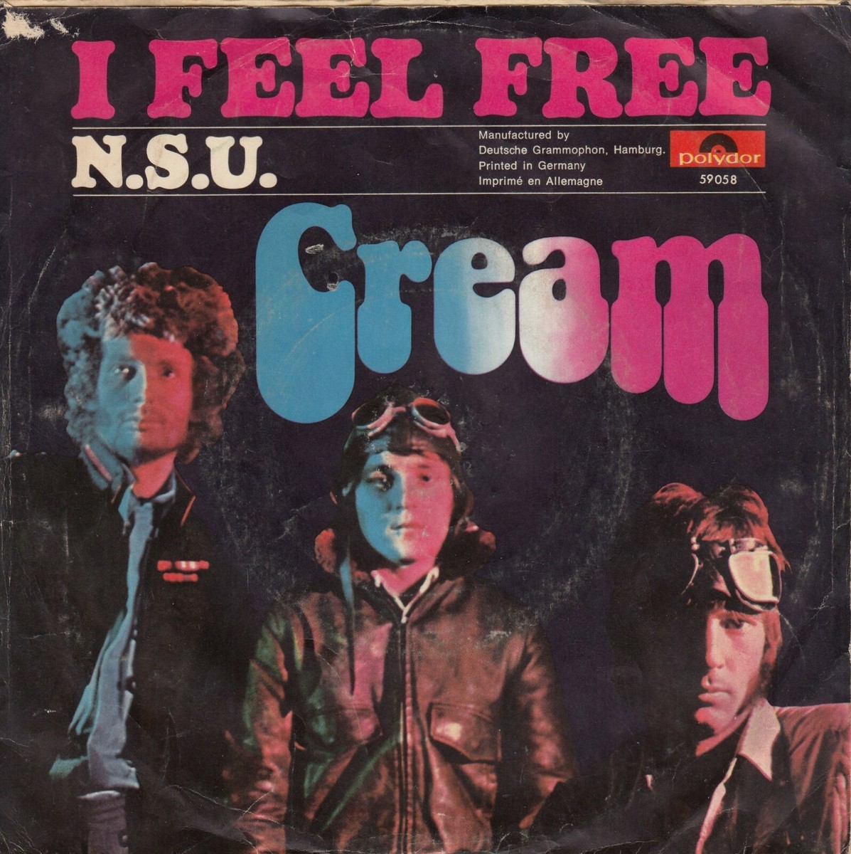 Cream I Feel Free N.S.U. 7インチ レコード CREAM I FEEL FREE / N.S.U. 1967 RECORD GERMANY 7