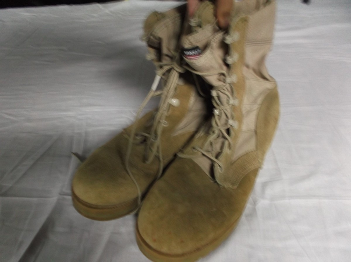 Altama Hot Weather Vented Tan Combat Boots Vibram Soles Tan 