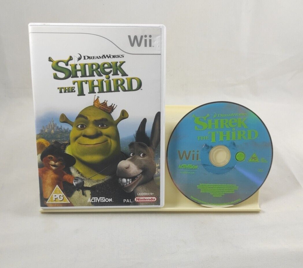 SHREK THE THIRD Nintendo Wii Case and Disc game