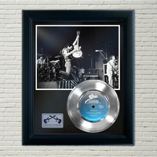 The Clash "Train In Vain" Framed 45 Platinum Record Display