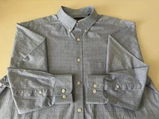 ROUNDTREE & YORKE  NWOT Button-Down Blue & Multicolor Long Sleeve  L