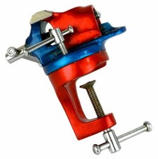 Jewelers 1-1/2" Revolving Bench Clamp Vise Jewelry Making Tool Hobby Table Vice