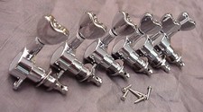 CHROME DIECAST GUITAR MACHINEHEADS 1 side TUNERS