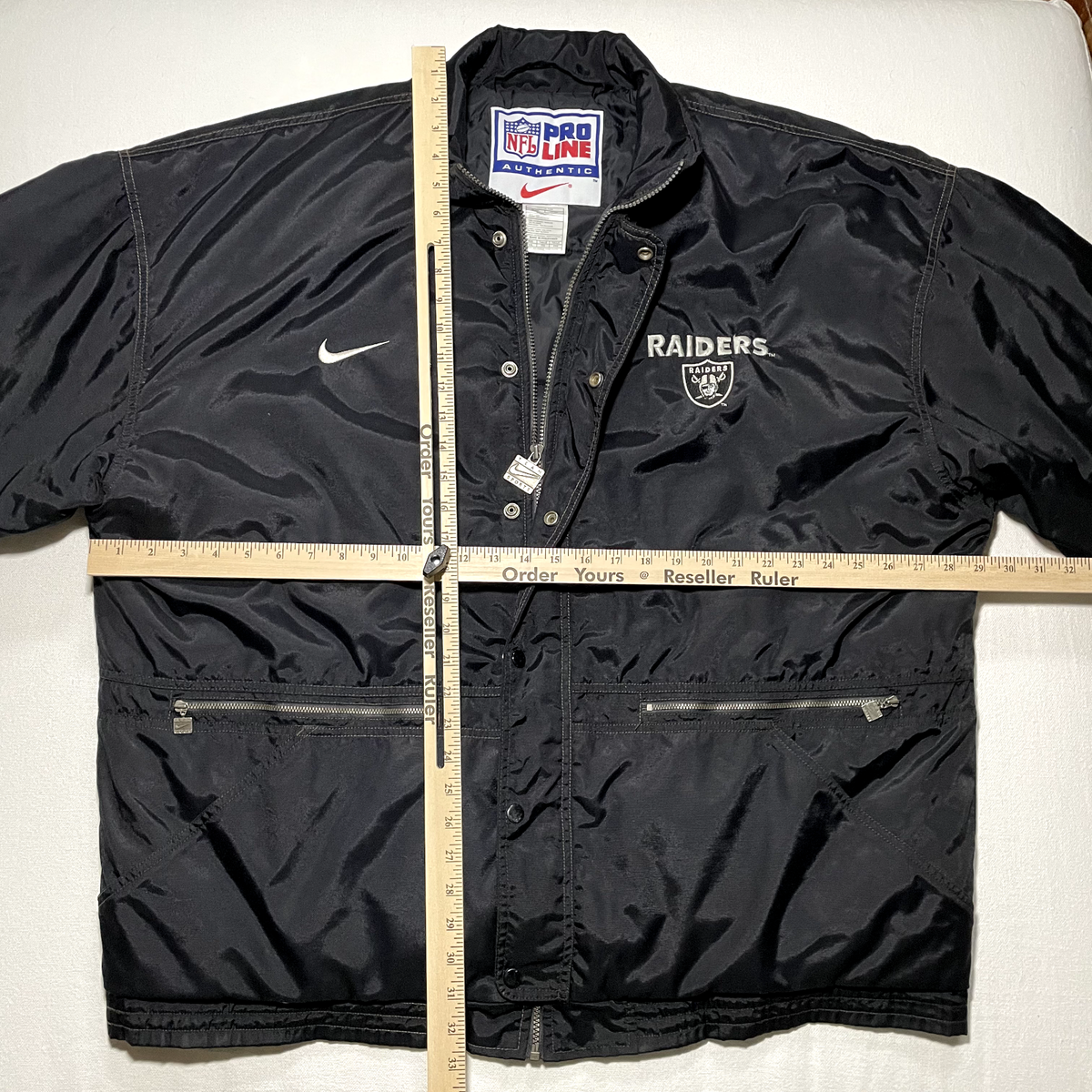 Vintage Nike Pro Line Raiders Jacket 2XL Black NFL Team Vintage Nike Pro Line Raiders Jacket 2XL Black NFL Team