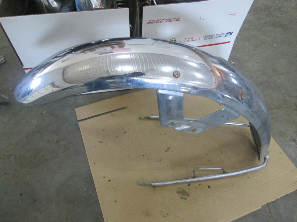 Guardabarros guardabarros delantero Kawasaki KZ650 KZ 650 LTD 1980 80  Foto 3 de 4