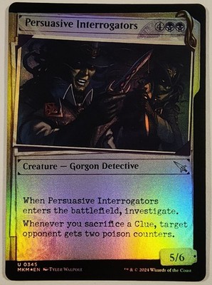 MTG - Persuasive Interrogators (Showcase) Foil MKM 345 Murders Karlov Manor - LP