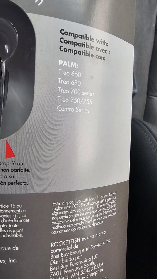 全新 Orginal AC 壁式充电器 适用于 Palm Centro 690、Treo 650、Treo 700w、Treo 700p — 第 4/4 张图片